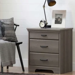 Meubles South Shore Nightstand with Charging Station - South Shore