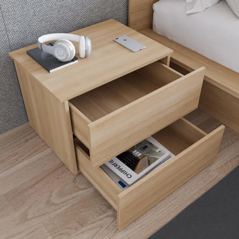 Nexera Nightstand With 2-Drawers -