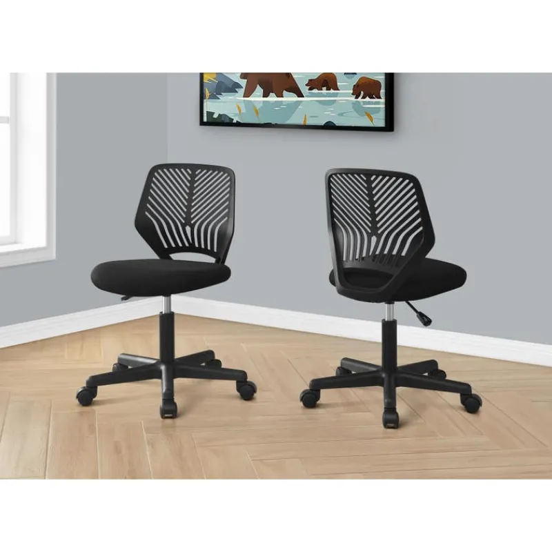 Monarch Office chair - juvenile / base on castors -