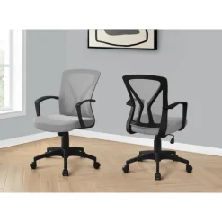 Monarch Office chair - / black base on castors -