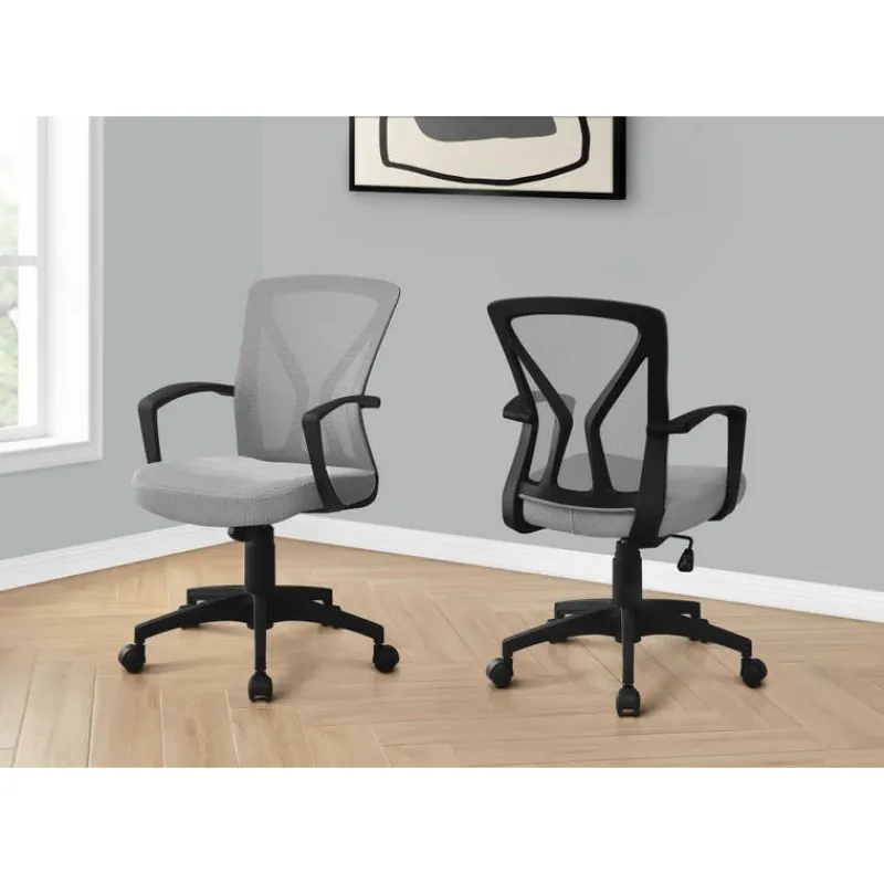 Monarch Office chair - / black base on castors -