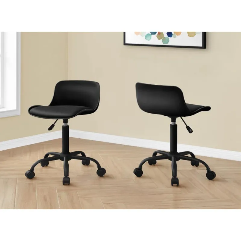 Monarch Office chair - juvenile low back - adjustable height -