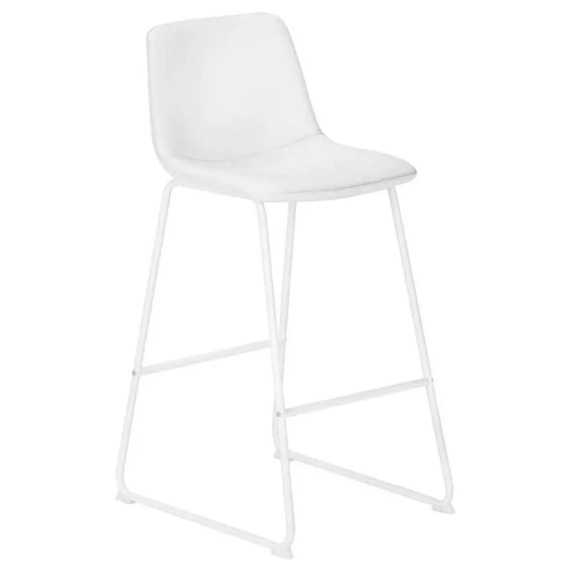 Monarch Office chair - standing desk / metal frame - curved backrest / leather- -