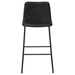 Monarch Office chair   standing desk / metal frame - curved backrest / leather- -