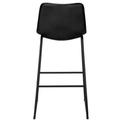 Monarch Office chair standing desk / metal frame - curved backrest / leather- -
