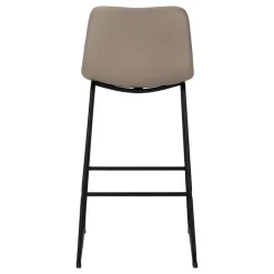 Monarch Office chair standing desk / metal frame - curved backrest / leather- -
