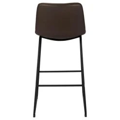 Monarch Office chair standing desk / metal frame - curved backrest / leather- -