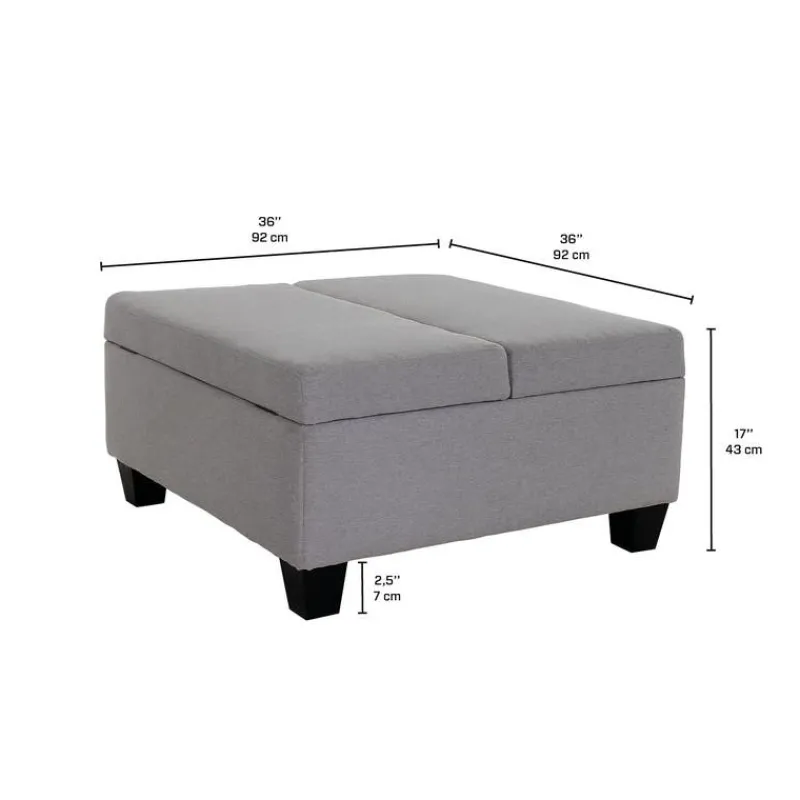 Sofa By Fancy Ottoman with Storage