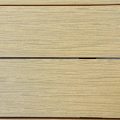 Outdoor Polywood and Aluminum Dining Table with Trestle Base