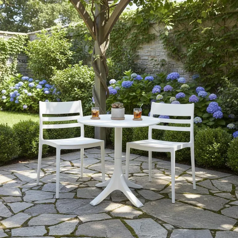 Outdoor Resin Round Table -