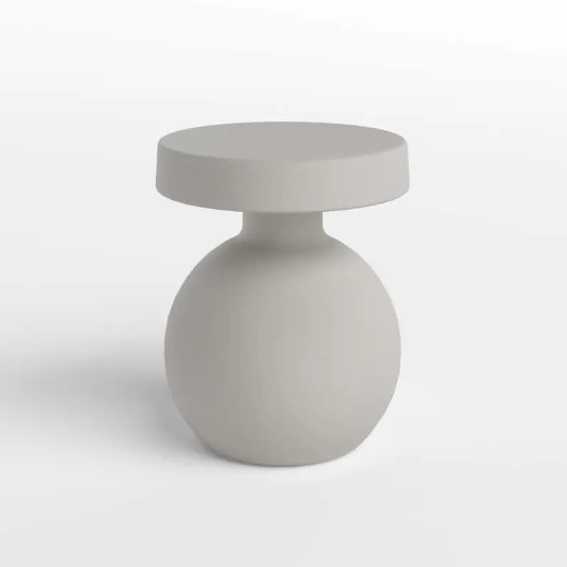 Meubles South Shore Outdoor Rounded-Base Side Table