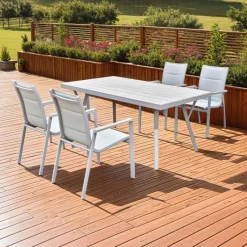 Outdoor Textilene and Aluminum Chair