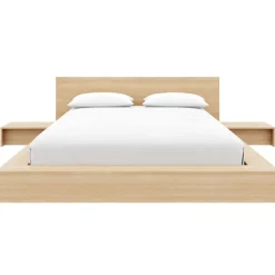 Nexera 4-Piece King Low Platform Bedroom Set (78") -