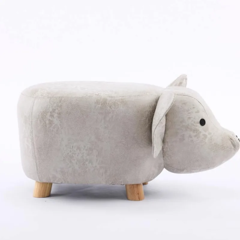 Piglet-Shaped Kids Pouf – 13.4" x 23.22" x 14.2"