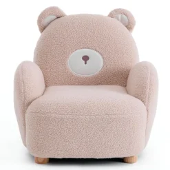 Pink Bear-Shaped Kids Armchair – 22.4