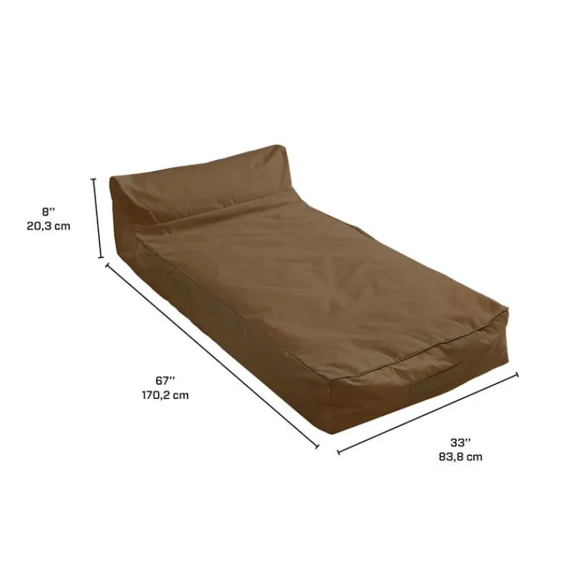 Pool Floating Bean Bag - Brown