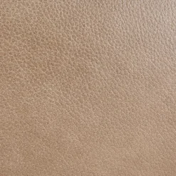 Power Leather Reclining Loveseat with Adjustable Headrests - Taupe