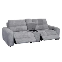 Power Modular Reclining Loveseat and Console - 3 pcs