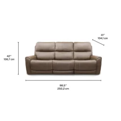 Power Modular Reclining Sofa - 3 pcs