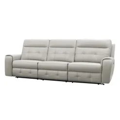 Power Modular Reclining Sofa with Fold-Down Backrest - 3 pcs
