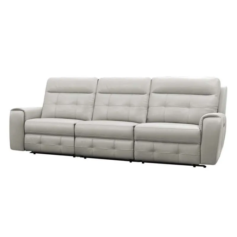Power Modular Reclining Sofa with Fold-Down Backrest - 3 pcs