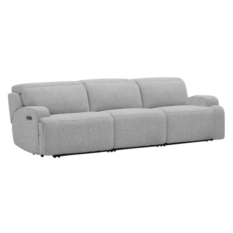 Power Modular Sofa with Adjustable Headrests - 3 pcs