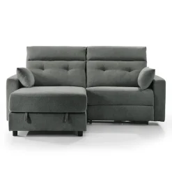Power Recliner Loveseat and Left-Facing Chaise with Storage -