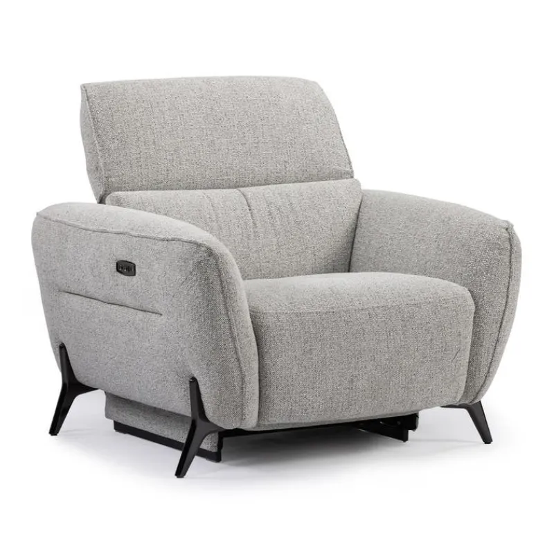 HTL Power Recliner with Adjustable Headrest - Fabric