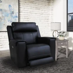 Power Recliner with Massage, Heat, and Retractable Console with Built-In Sound System