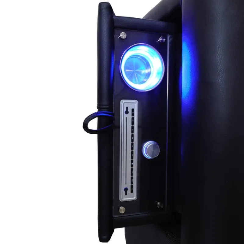 Power Recliner with Massage, Heat, and Retractable Console with Built-In Sound System
