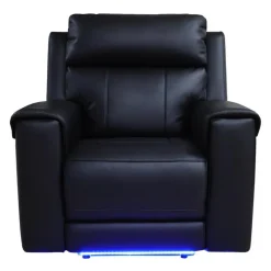 Power Recliner with Massage, Heat, and Retractable Console with Built-In Sound System