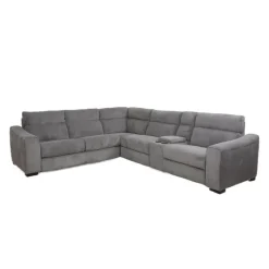 Power Reclining Sleeper Sectional with Console - 6 pcs