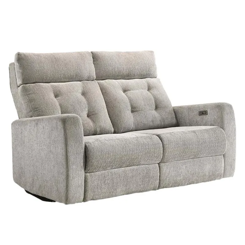 Power Reclining Loveseat with Adjustable Headrests