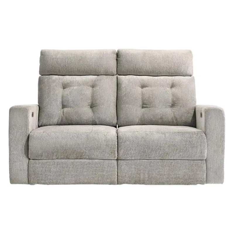 Power Reclining Loveseat with Adjustable Headrests