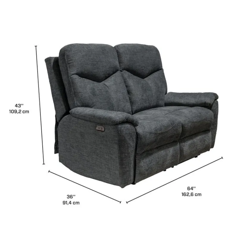 MINHAS Power Reclining Loveseat -