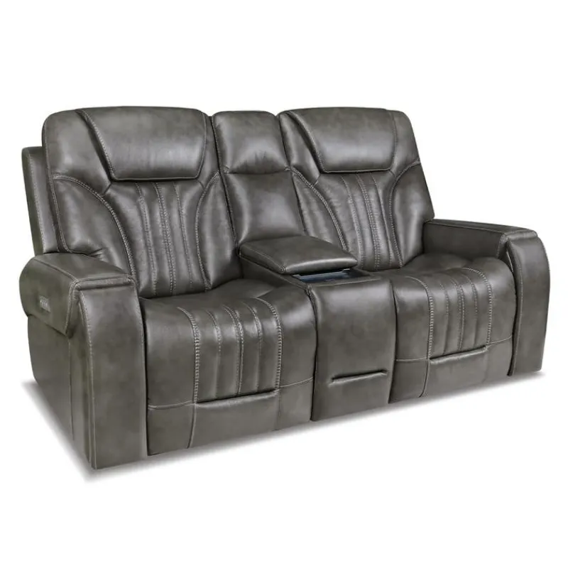 Power Reclining Loveseat with Adjustable Headrests