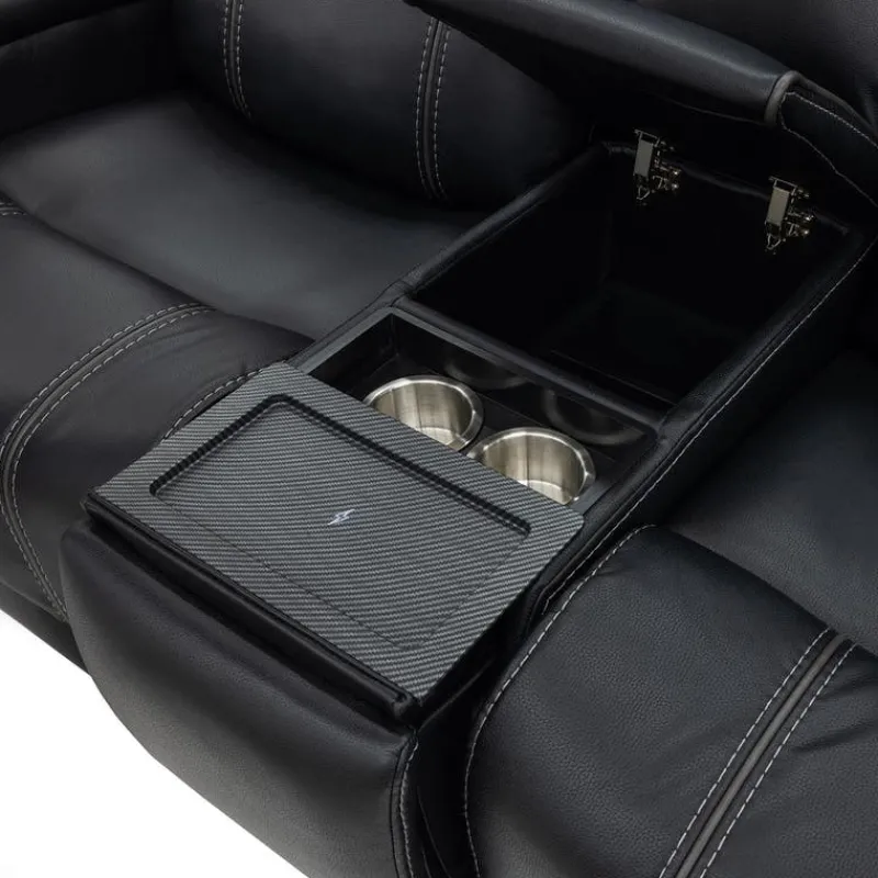 Power Reclining Loveseat with Adjustable Headrests