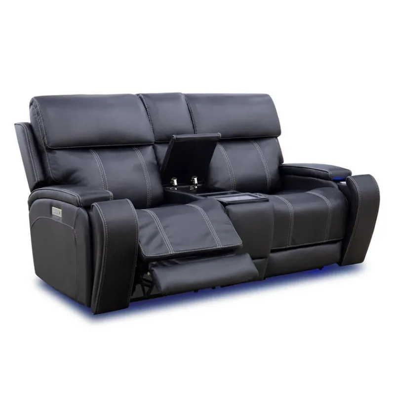 Power Reclining Loveseat with Adjustable Headrests