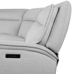 Power Reclining Modular Sectional, Adjustable Headrests and Fold-Down Backrest Seat - 5 pcs