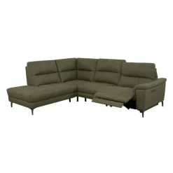 Power Reclining Sectional with Adjustable Headrest
