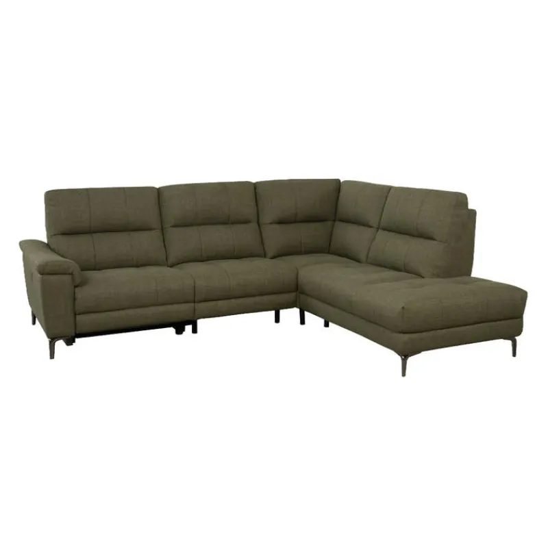 Power Reclining Sectional with Adjustable Headrest