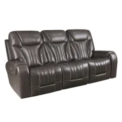Power Reclining Sofa with Adjustable Headrests