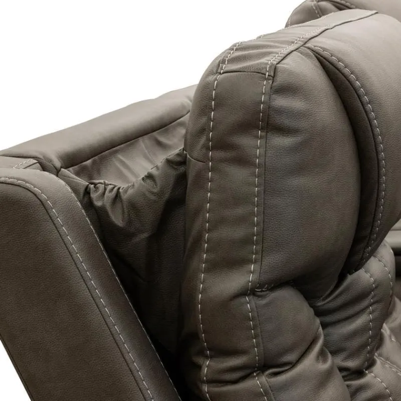Power Reclining Sofa with Adjustable Headrests