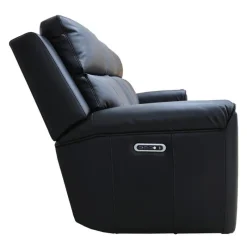 Power Reclining Sofa with Massage, Heat, and Fold-Down Backrest with Built-In Sound System