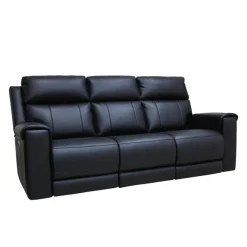 Power Reclining Sofa with Massage, Heat, and Fold-Down Backrest with Built-In Sound System