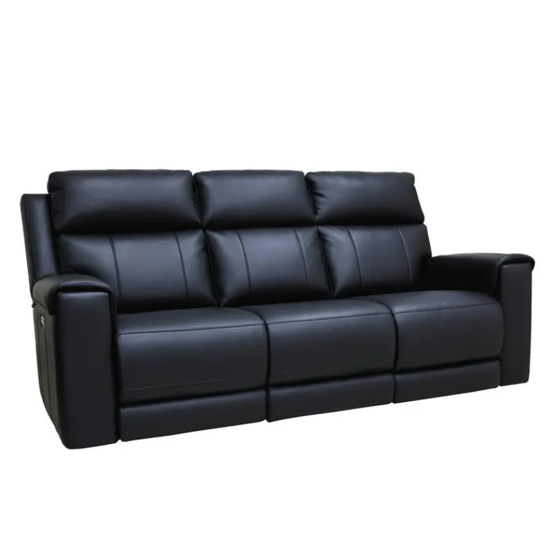 Power Reclining Sofa with Massage, Heat, and Fold-Down Backrest with Built-In Sound System