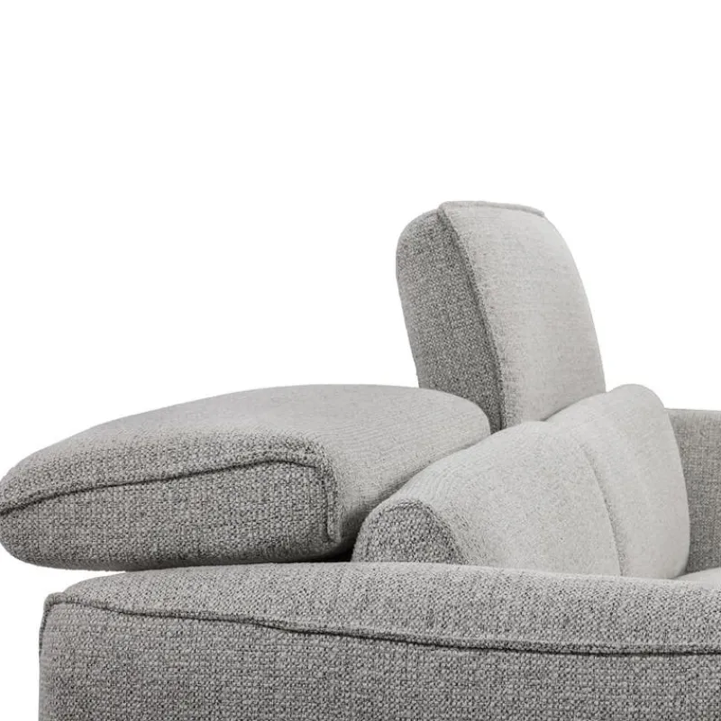 HTL Power Reclining Sofa with Adjustable Headrests - Fabric