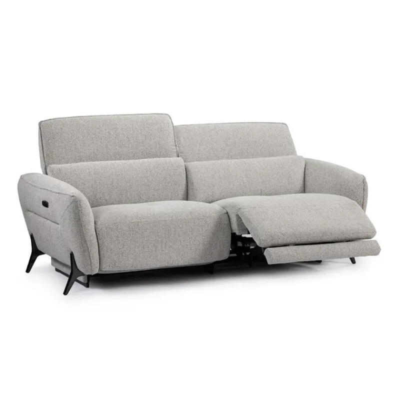 HTL Power Reclining Sofa with Adjustable Headrests - Fabric