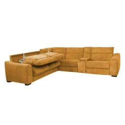 Power Reclining Sleeper Sectional with Console - 6 pcs