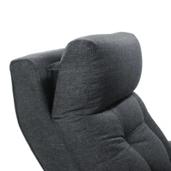 Power Rocker Swivel Recliner with Adjustable Headrest